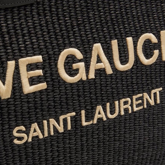Saint Laurent Rive Gauche Tote Bag in Raffia (Brand New with Tags) - Picture 8 of 8